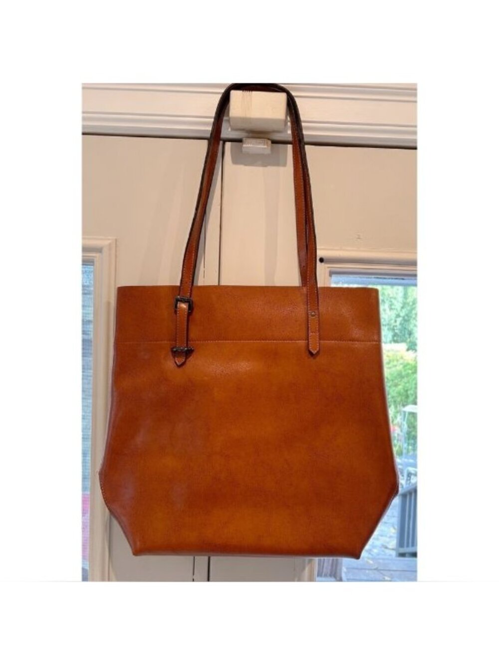 BNWOT J Zone Brown Over the Shoulder Leather Vintage Style  Purse